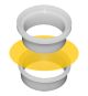 1070: TrimLess® XRF Sample Cups, Double Open Ends; 1.52