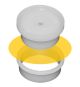 1060: TrimLess® XRF Sample Cups, Double Open Ends; 1.23